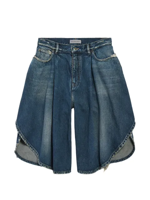 Balenciaga Tulip denim shorts Blue 872219TRW61