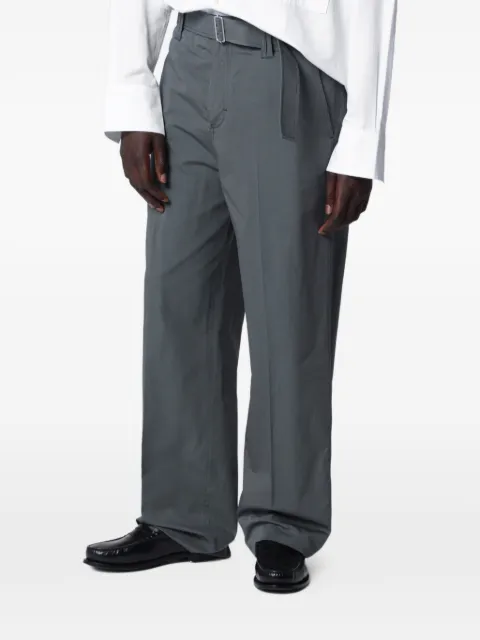 Lardini belted trousers Grey PAINDROPAIF66407