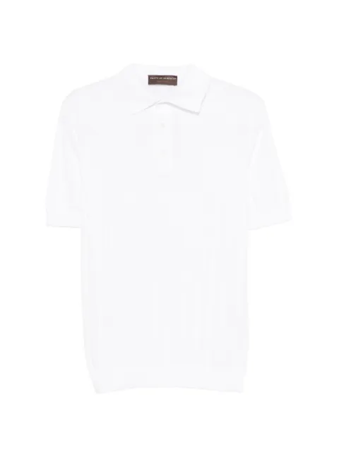 Filippo De Laurentiis cotton polo shirt White PL1MCCR14C