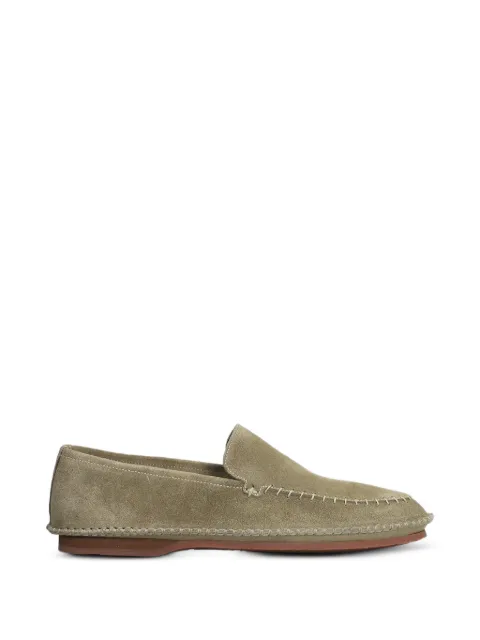 Premiata slip-on suede loafers Green 32410