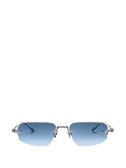 Akoni Juno-Three geometric-frame sunglasses Blue AKS536