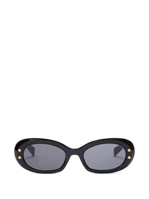 Balmain Eyewear oval-frame sunglasses Black BPS196