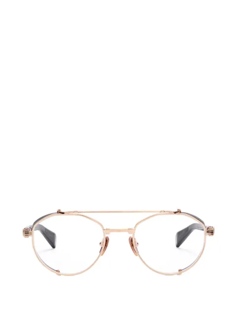 Balmain Eyewear pilot-frame glasses Gold BPX120
