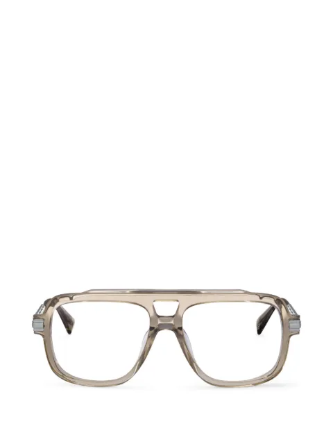 Balmain Eyewear square-frame glasses Grey BPX197