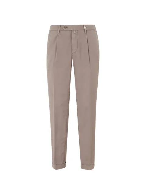 Myths pleated turn-up trousers Neutrals 26M19L99