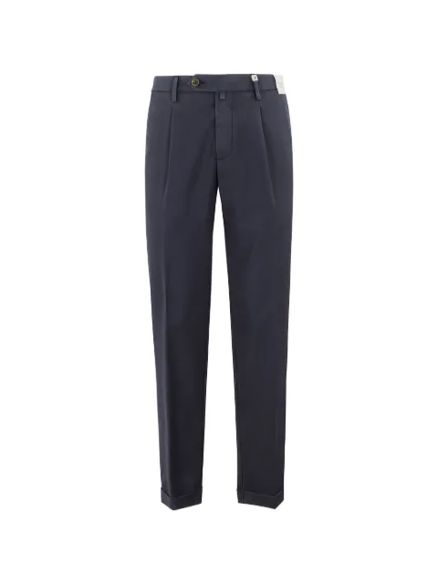 Myths Zeus pleated turn-up trousers Blue 26M19L99098