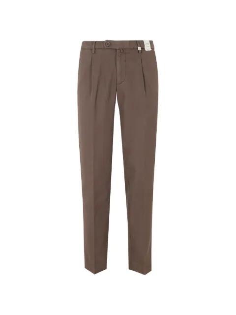 Myths pleated-front tailored trousers Brown 26M19LONG75