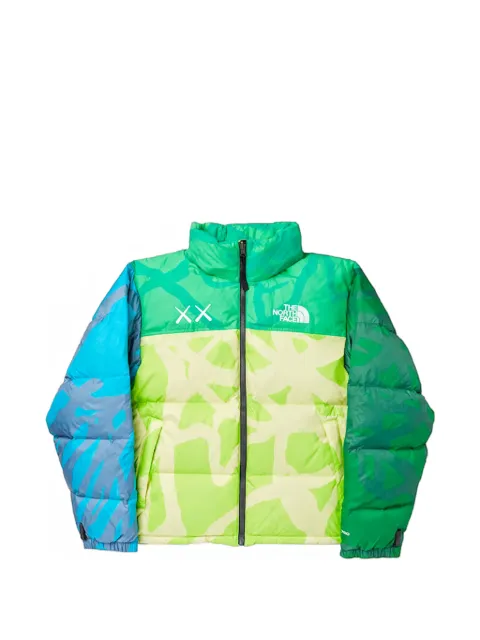 KAWS x The North Face Retro 1996 Nuptse jacket Green KAWS202464
