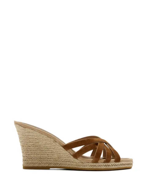 Veronica Beard Phylina espadrille wedge sandals Brown J9393L1