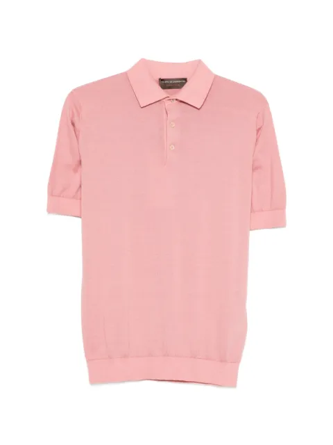 Filippo De Laurentiis button polo shirt Pink PL1MCSU18RV