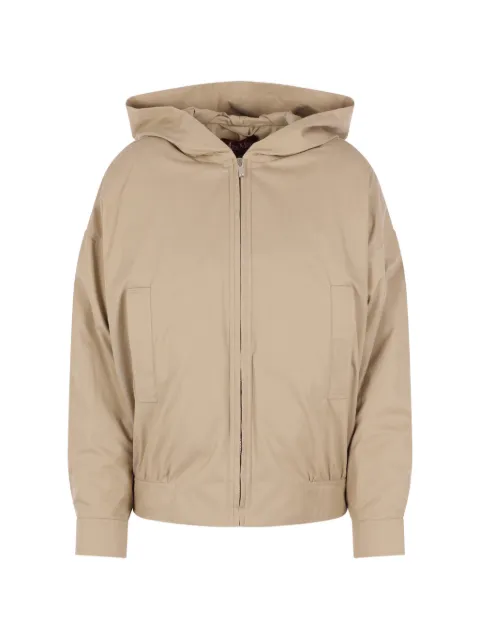 Max Mara hooded zip-up jacket Neutrals 2616071011600