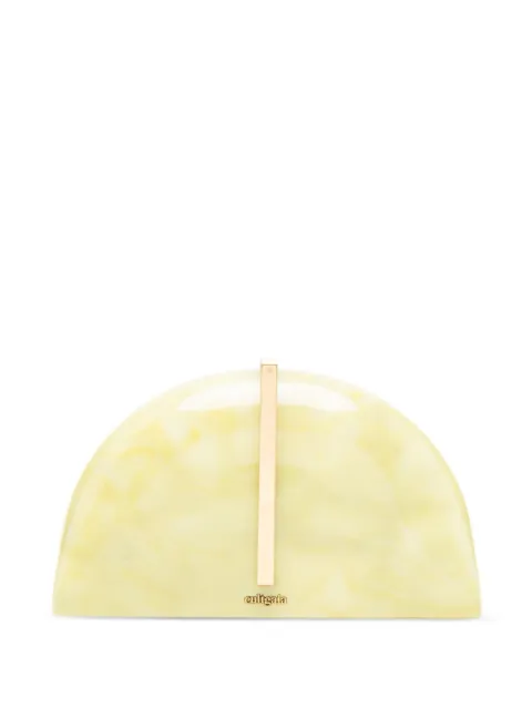 Cult Gaia Laguna marbled clutch bag Green HDBCL28820AC2960