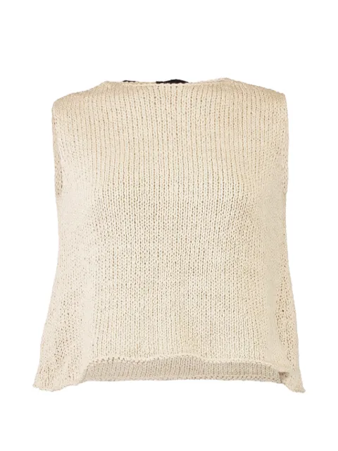 Louiza Babouryan cotton top Neutrals LBK954CHAMPAGNE