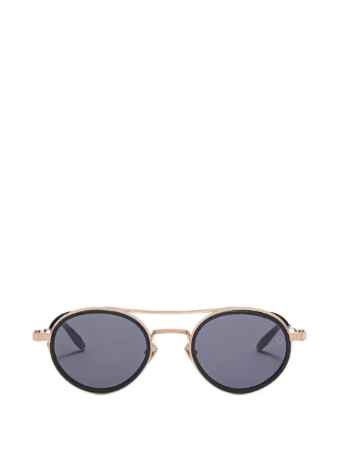 Akoni Astria round-frame sunglasses Black AKS532