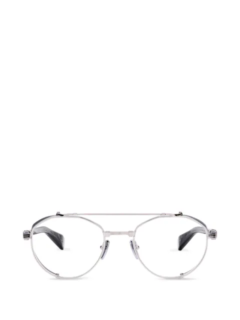 Balmain Eyewear round glasses Silver BPX120