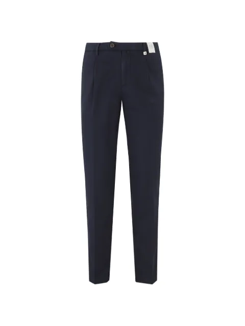 Myths pleated-detail trousers Blue 26M19LONG75