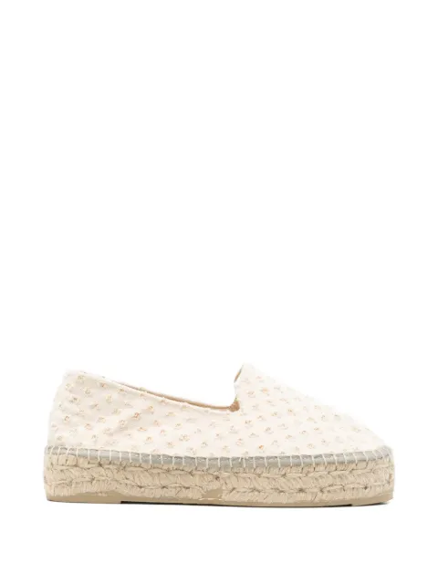 Manebi beige textured espadrilles Neutrals Z99D0NATURAL