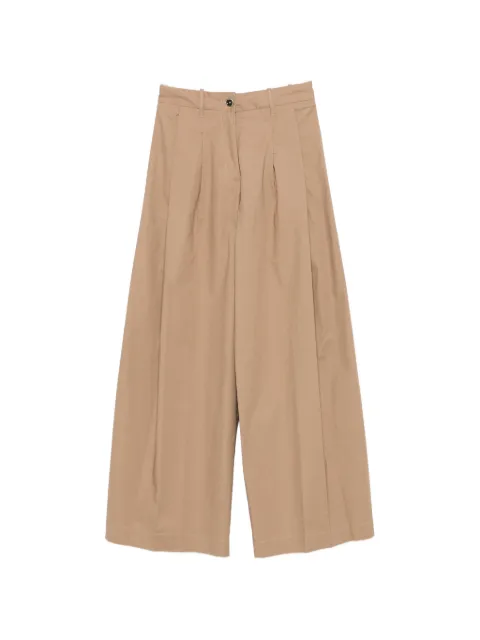 Nine In The Morning pleated wide-leg trousers Neutrals 9SS26PE99