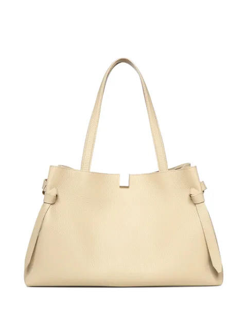 Yuzefi Gyoza mini pebble-grain tote bag White GYOZATOTEPEBBLEGRAINLEATHER