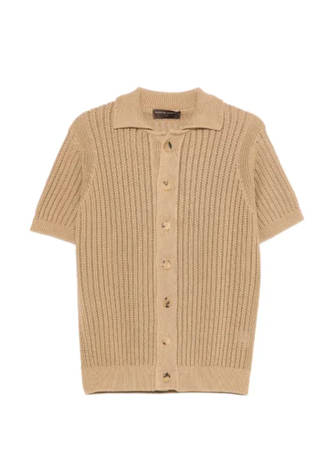 Filippo De Laurentiis buttoned knitted shirt Neutrals CA3MCCM7HC