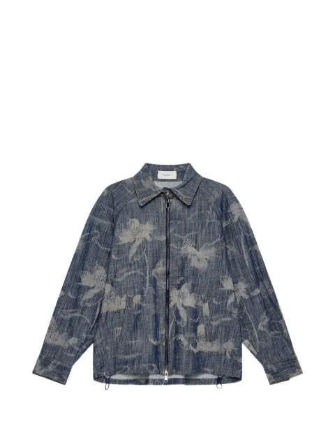 MALIPARMI floral-print jacket Blue JA535510213A8194