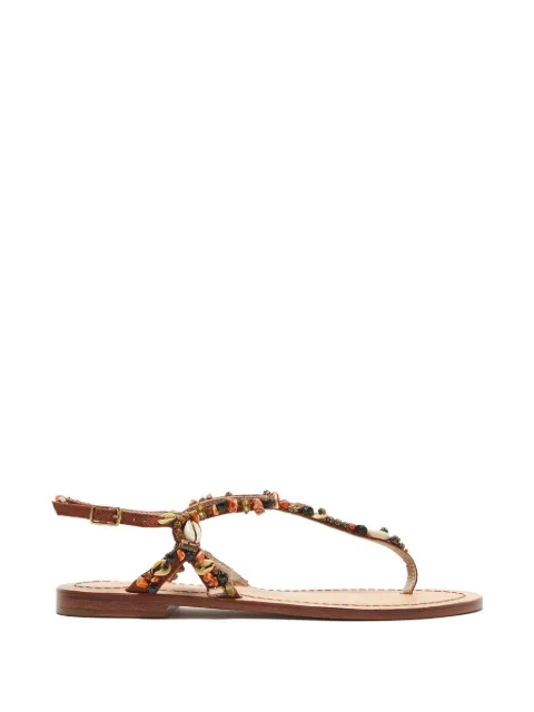 MALIPARMI Seashell Summer sandals Brown SA09739127232B40