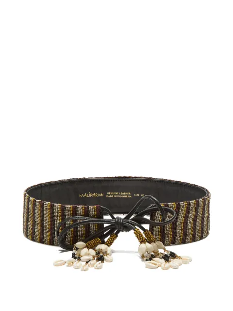 MALIPARMI beaded belt Black CA00619127640C99