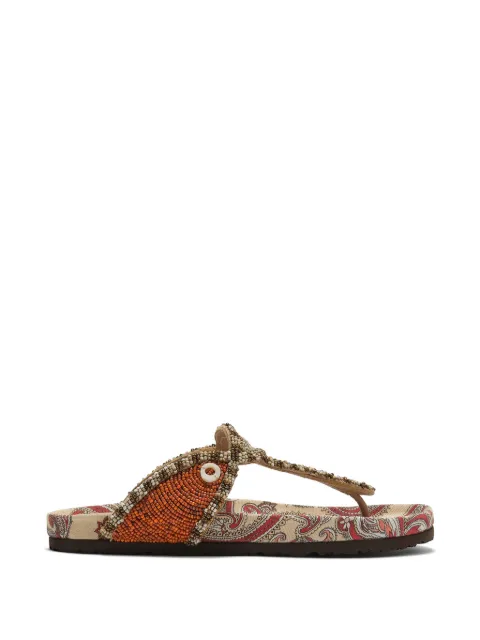 MALIPARMI beaded sandals Neutrals SJ02719126111B31