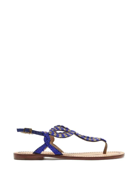 MALIPARMI beaded sandals Blue SX09699127380B11