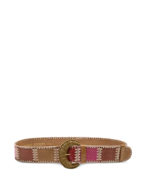 MALIPARMI patchwork belt Neutrals CM007901563C3276