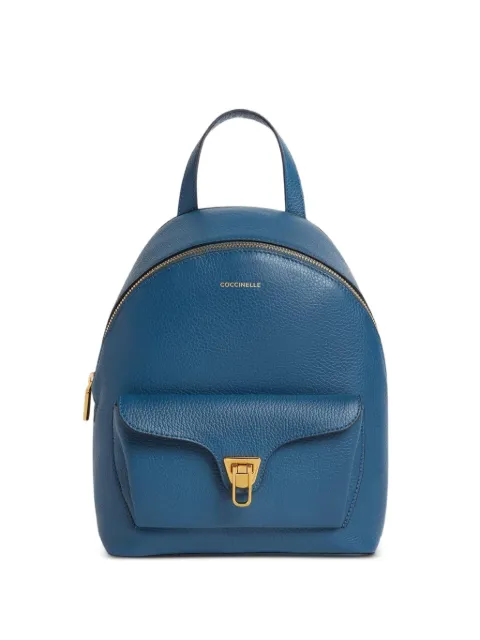 Coccinelle small Beat Generation backpack Blue E1TFK140101