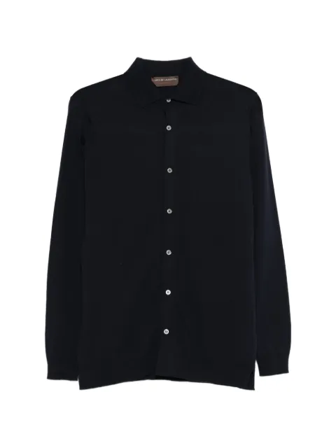 Filippo De Laurentiis long-sleeve buttoned shirt Blue CA0MLBCR14R