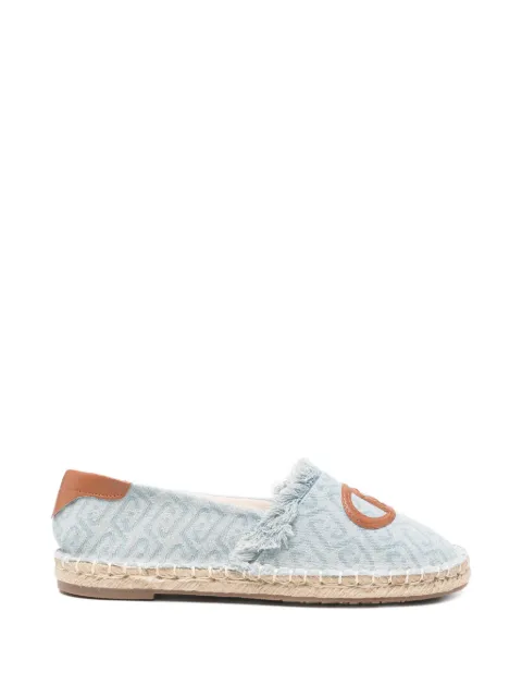 LIU JO monogram-print espadrilles Blue SA6091TX523S1106CAPRI01DNM