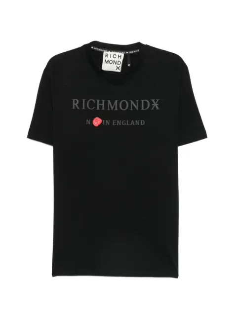 John Richmond logo-print cotton T-shirt Black UMP26020TS