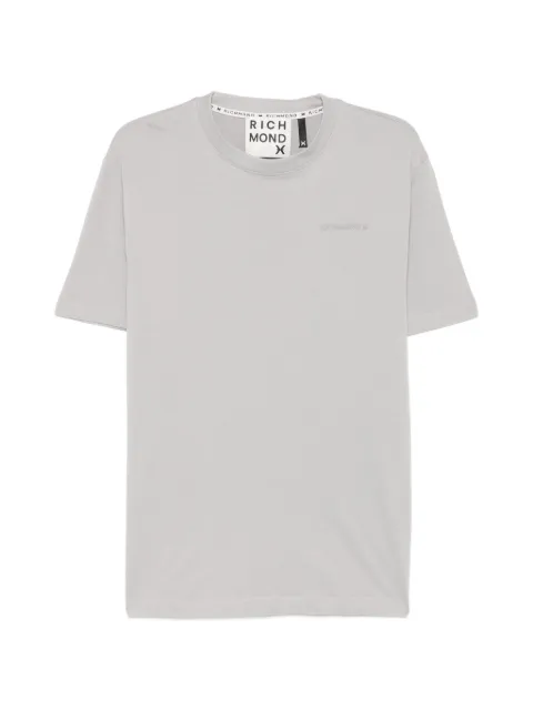 John Richmond logo-patch T-shirt Grey UMP26010TS