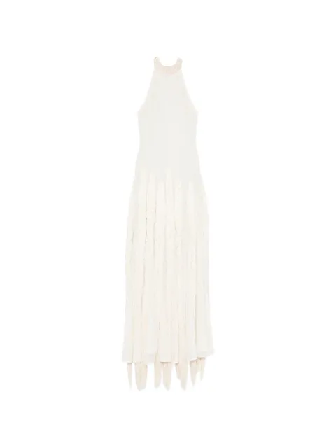 Bless halterneck maxi dress Neutrals BOSQUE