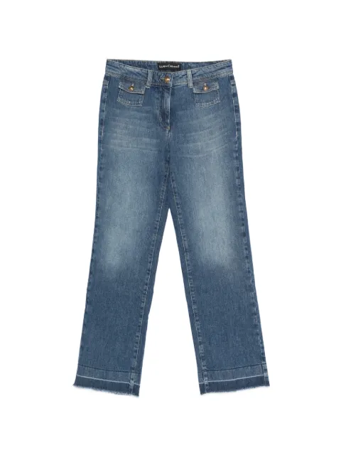 Luisa Cerano patch-pocket flared jeans Blue 6388614500