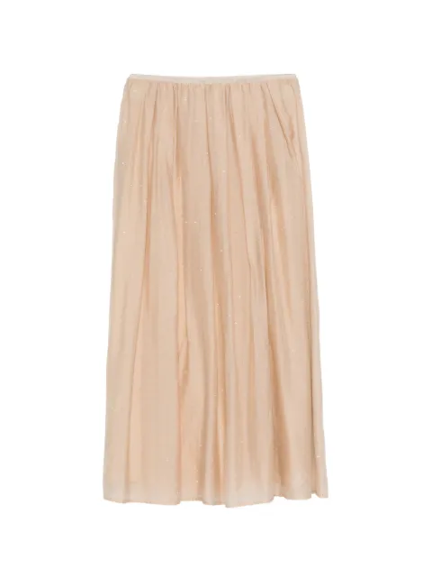 Luisa Cerano elasticated-waistband midi skirt Neutrals 5383193805