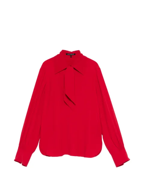 Luisa Cerano pussy-bow blouse Red 2386402179