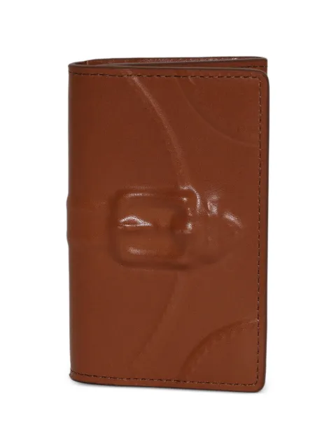 Maison MIHARA YASUHIRO Invisible buckle embossed wallet Brown A13AC604