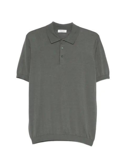 Kangra ribbed polo shirt Green 300426