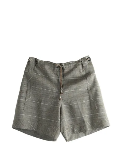Kiko Kostadinov checked shorts Grey KKSS26T1130