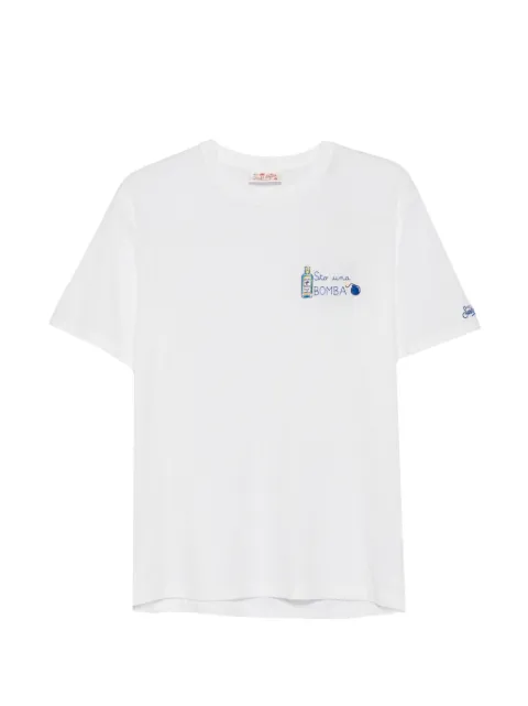 MC2 Saint Barth embroidered-motif T-shirt White POT0001