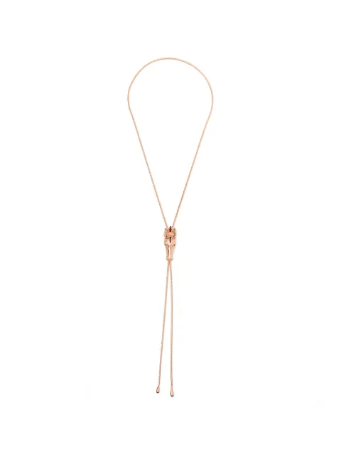 BLAKLACE embellished chain necklace Pink BLKAN00022