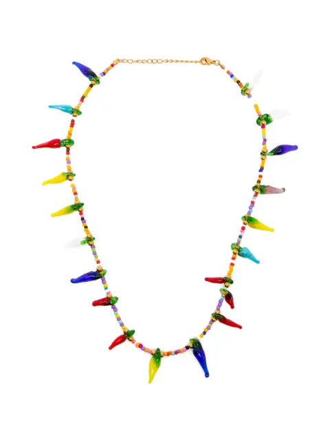 BLAKLACE beaded pepper necklace Gold BLKAN00034