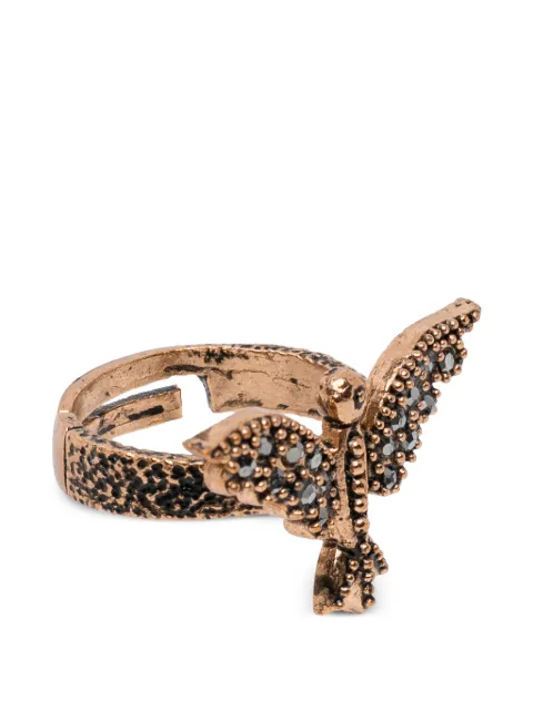 BLAKLACE bird shape ring Brown BLKAN00050