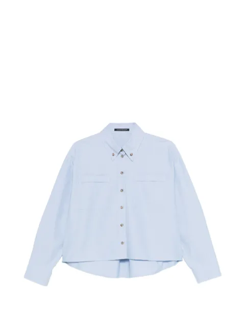 Luisa Cerano chest-pockets long-sleeve shirt Blue 2386623814