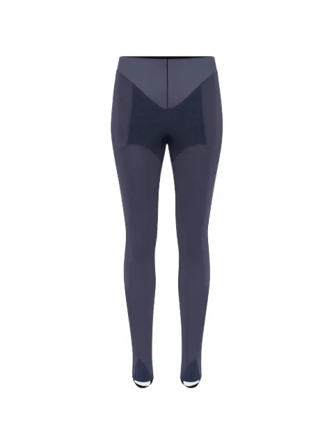 Jean Paul Gaultier cut-out leggings Blue 2601WTR045J03187