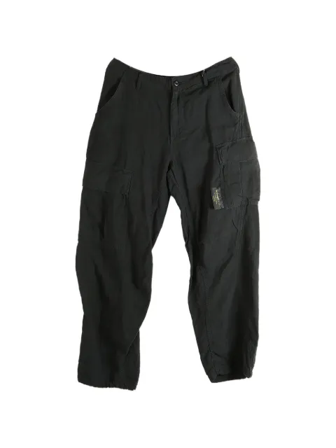 Undercover linen cargo pants Black UC1F45071