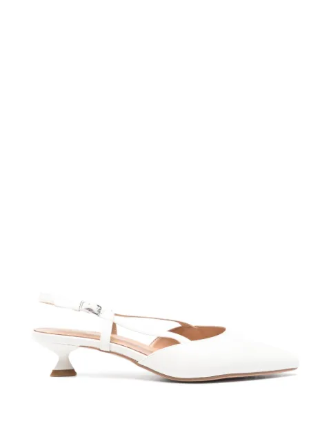 KEYS pointed-toe slingback pumps White K12480